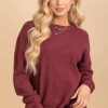 Sweaters * | Best Sale Zenana Sucker For You Knit Sweater