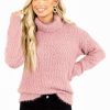 Sweaters * | Brand New Bella Ella Boutique Beautiful Soul Turtleneck Sweater