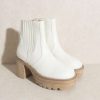 Shoes * | Hot Sale Kke Originals Walking With Confidence Heeled Boots White