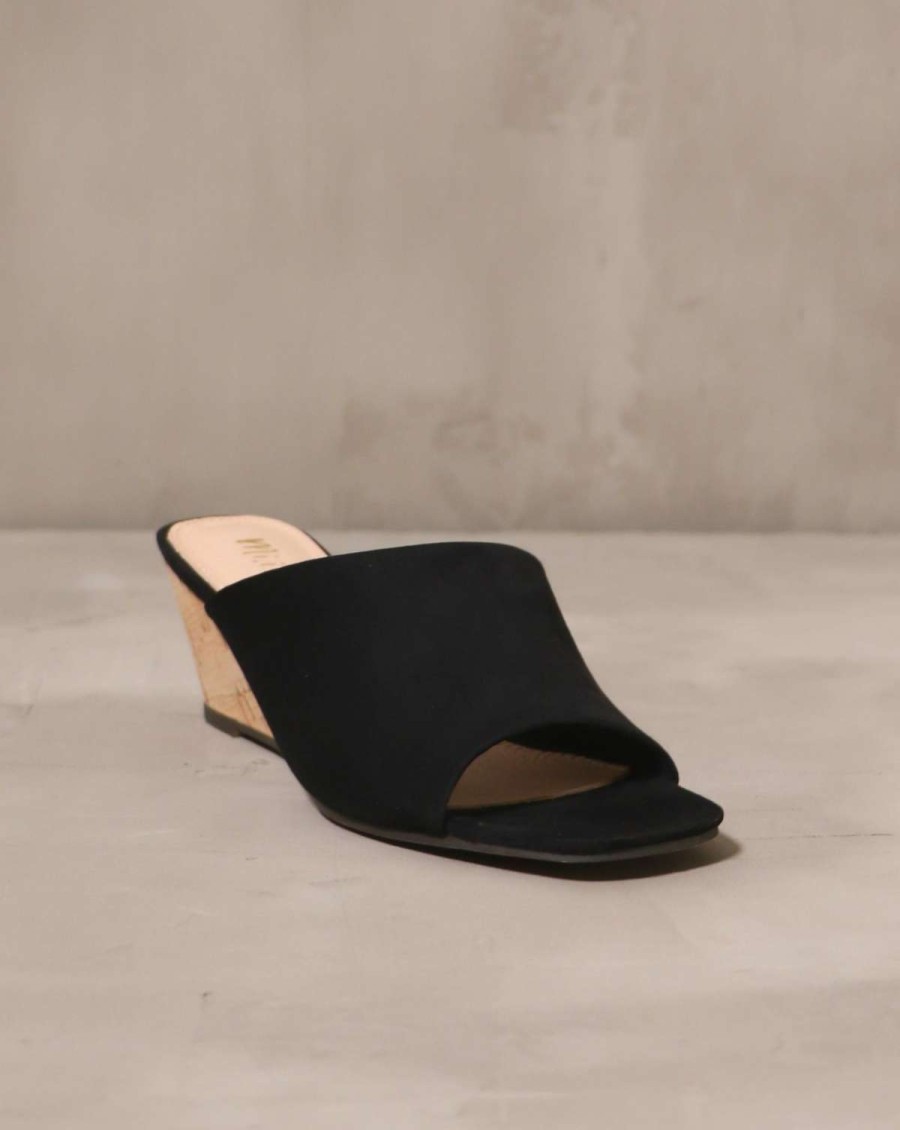 Shoes * | Budget Mi.Im The Wedge Of Darkness Heel Black