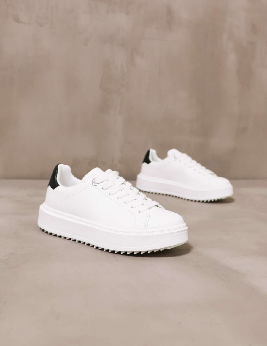 Shoes * | Hot Sale Steve Madden Play The Field Sneaker White