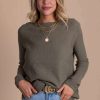 Sweaters * | New Be Cool Happy To Be Here Knit Sweater