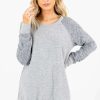 Sweaters * | Best Deal Bella Ella Boutique Picture This Gray Sweater