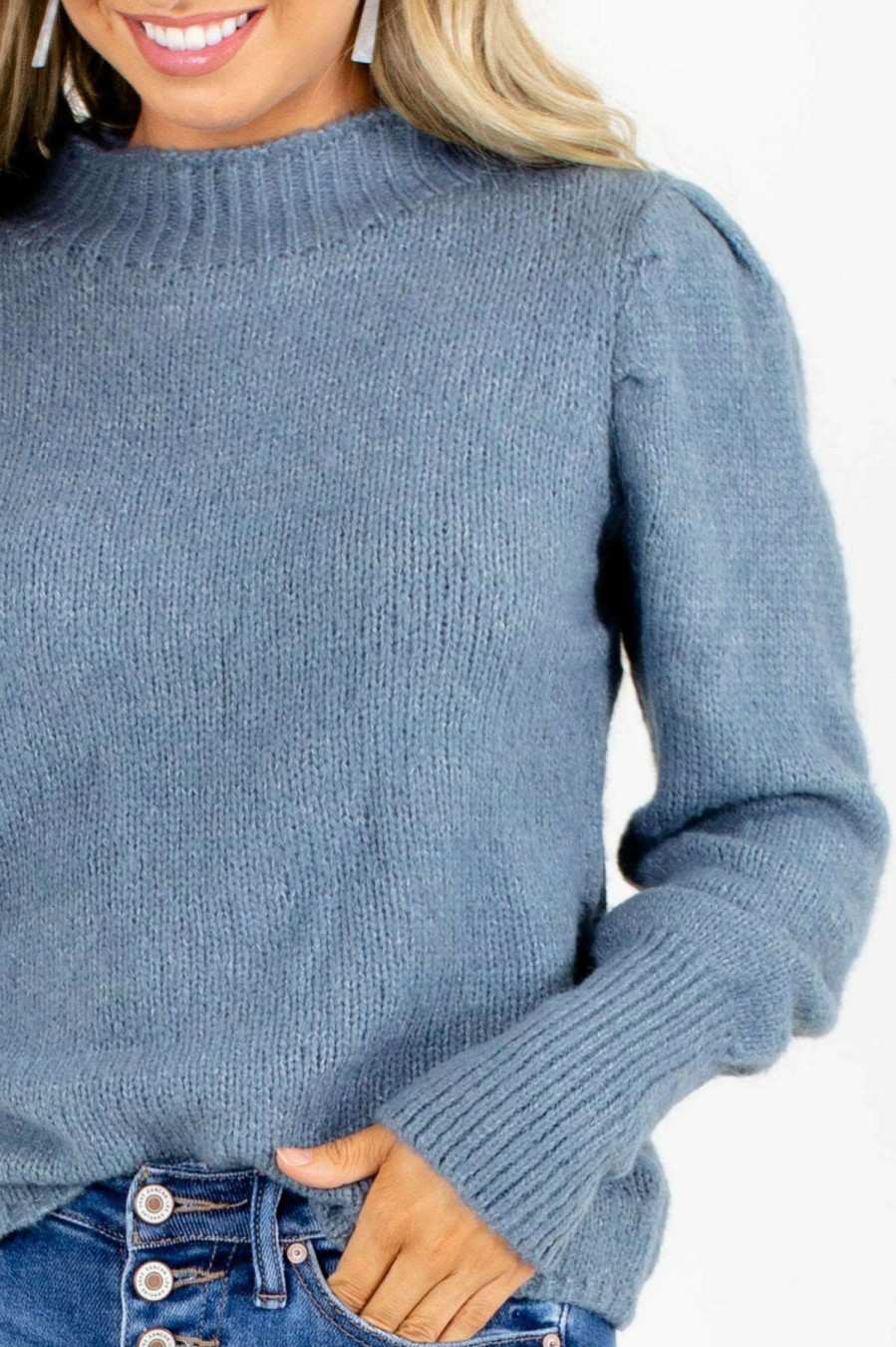 Sweaters * | Top 10 Love Tree / Style Melody Caught My Eye Knit Sweater