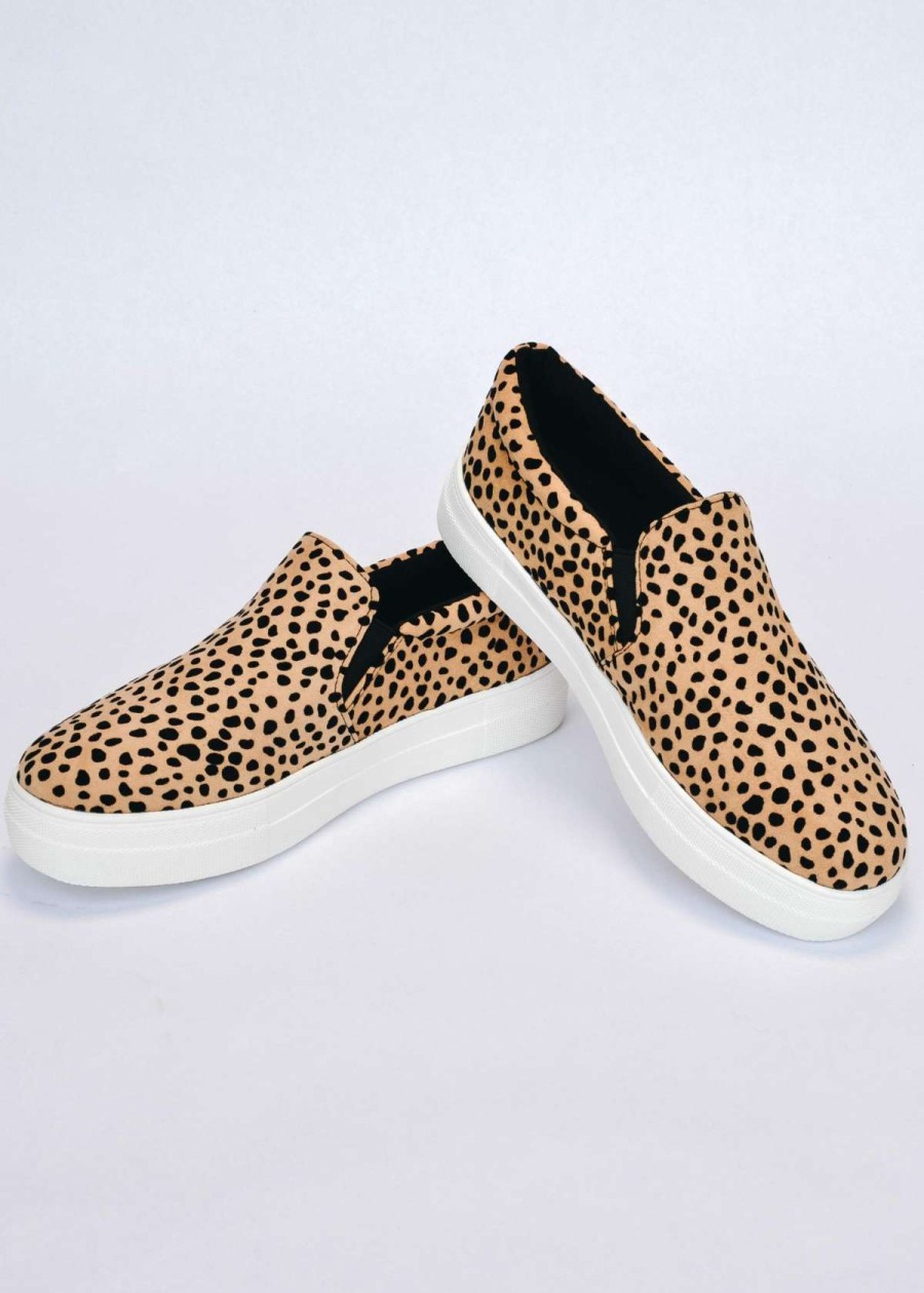 Shoes * | Buy Soda Sole Call Sneaker Leopard