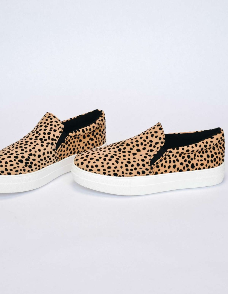 Shoes * | Buy Soda Sole Call Sneaker Leopard