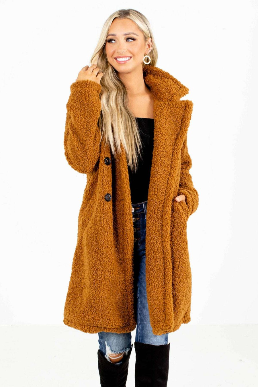 Jackets * | Best Deal C'Est Toi Favorite Season Plush Jacket