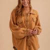 Jackets * | Cheap Wholesale Fashion Trends My Very Best Button-Up Jacket Light Brown