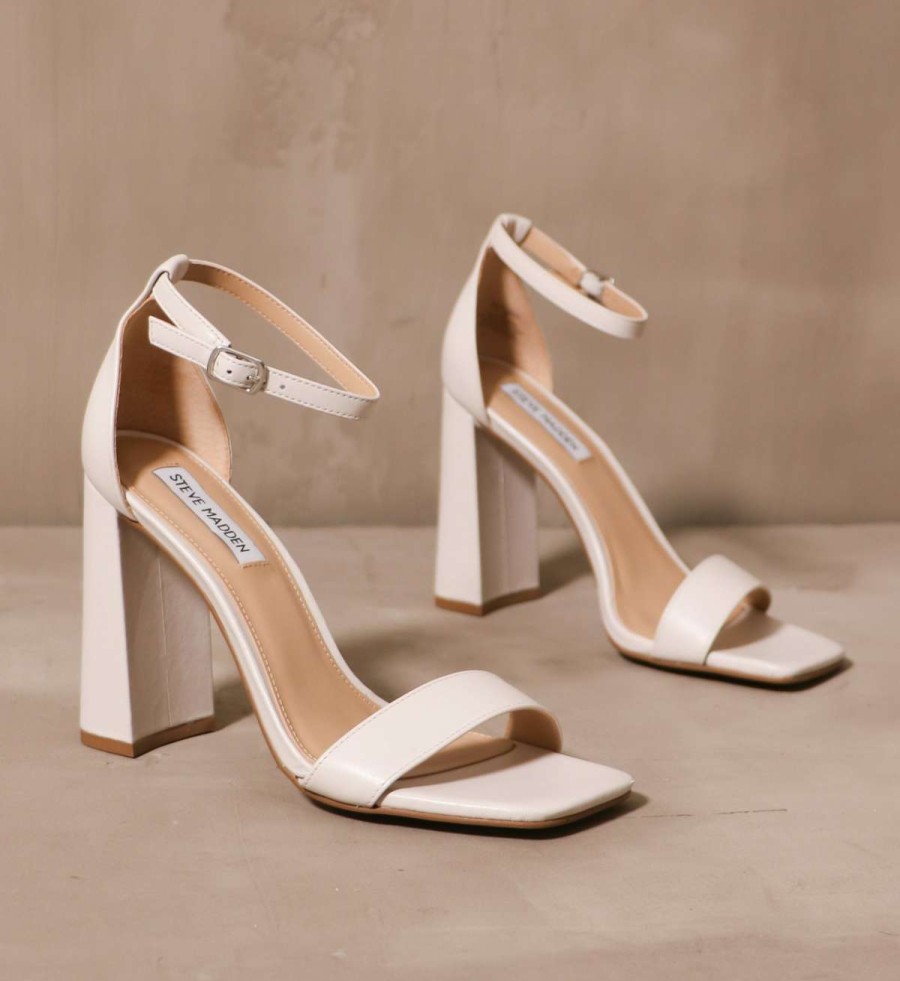 Shoes * | Best Pirce Steve Madden There Chic Goes Heel Bone