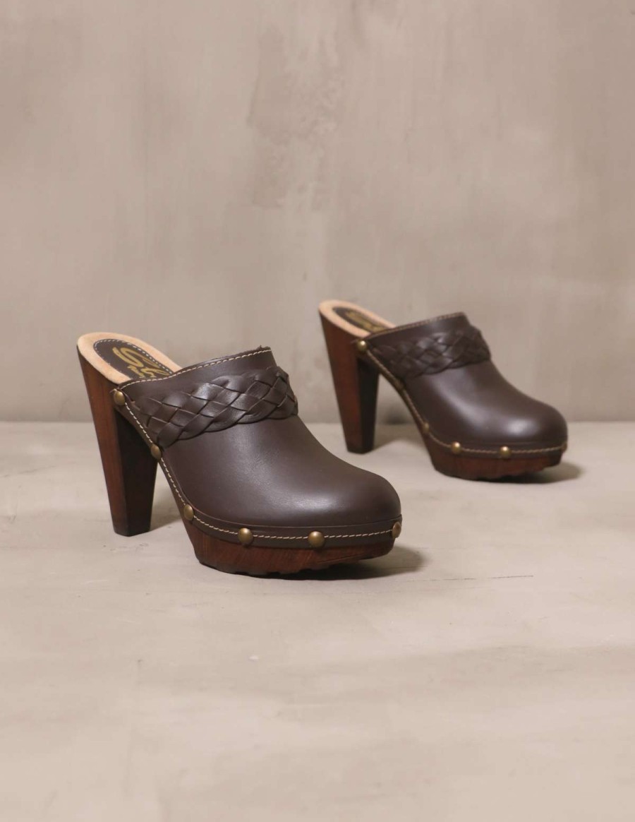 Shoes * | Budget Sbicca Braid For You Heel Brown