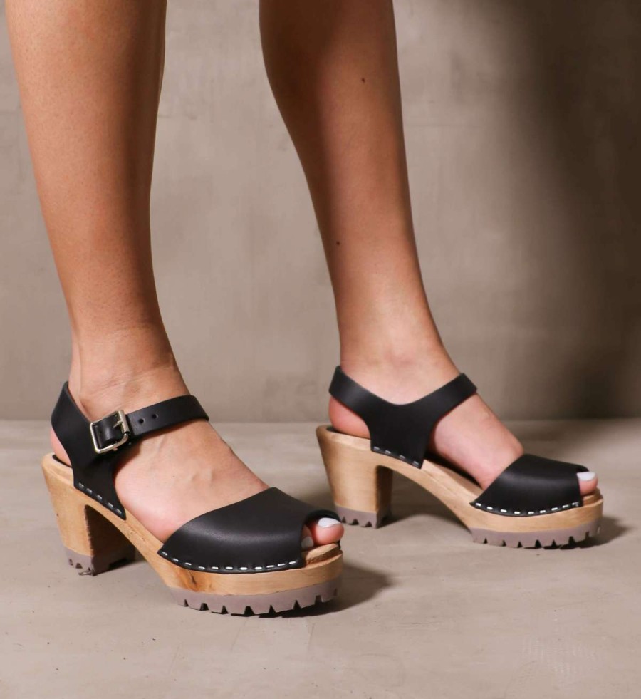 Shoes * | Cheap Mia Let'S Go Retro Clog Black