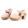 Shoes * | New Mia Abba Clog Stone Pink Leather