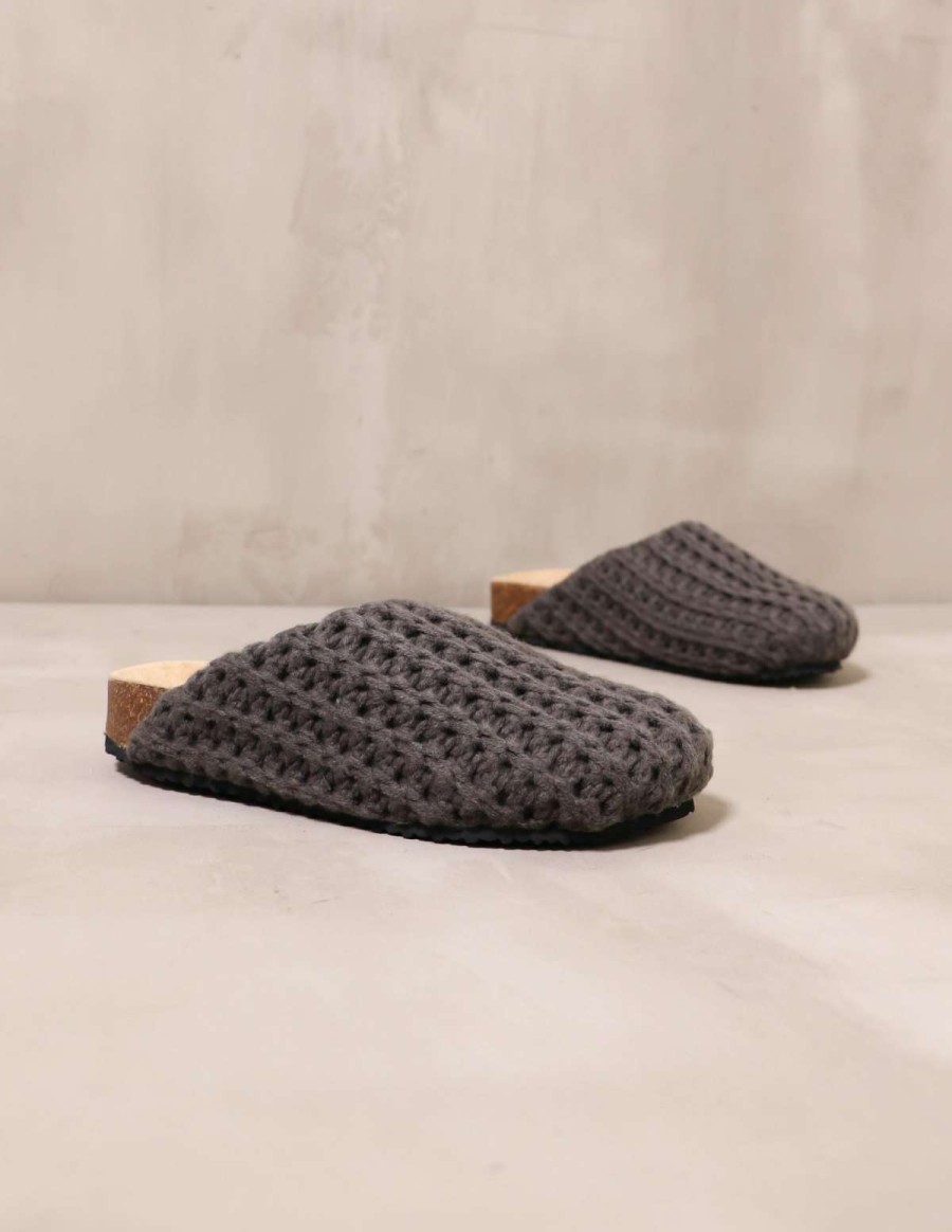 Shoes * | Budget Steve Madden In The Knit Of Time Clog Grey