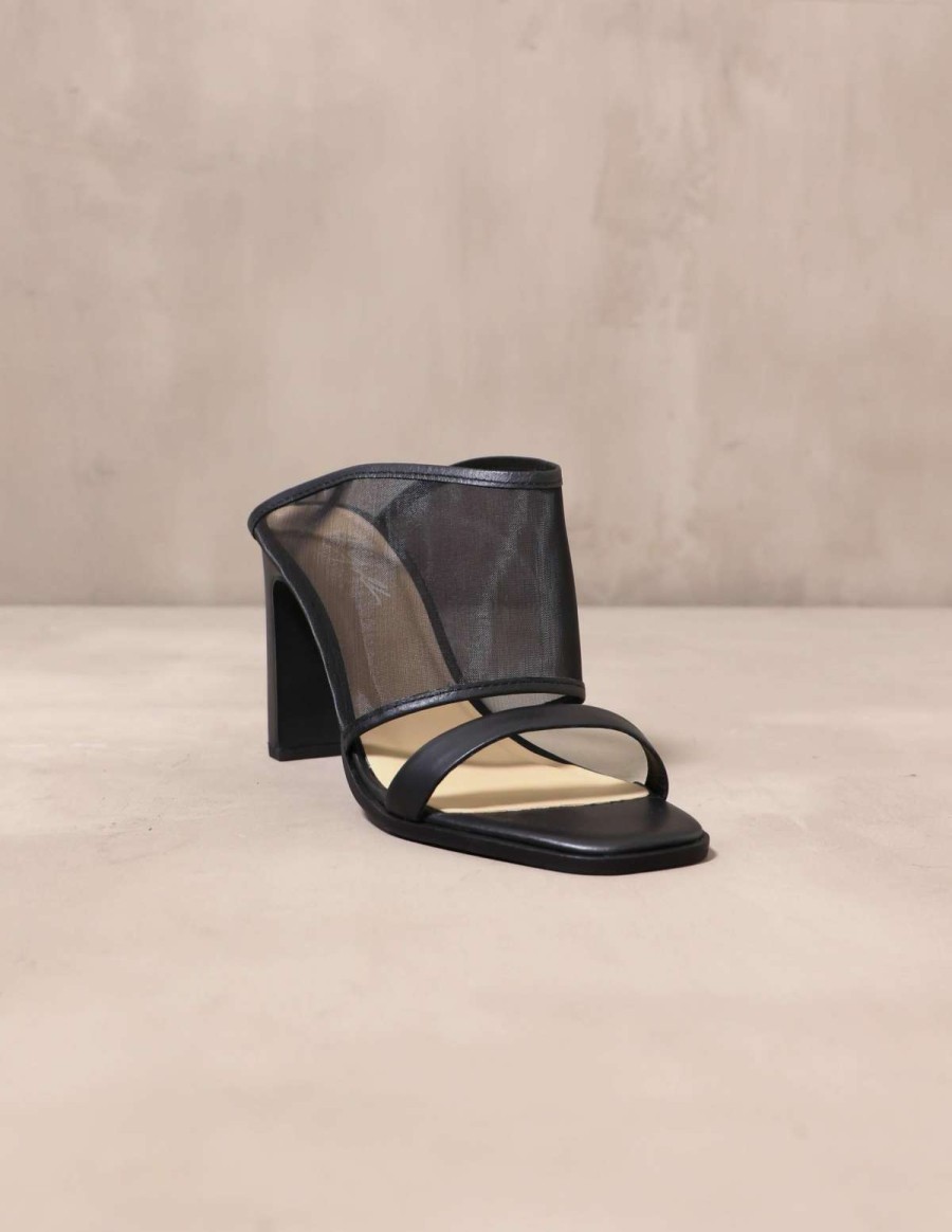 Shoes * | Hot Sale 42 Gold Seven Sheer Itch Heel Black