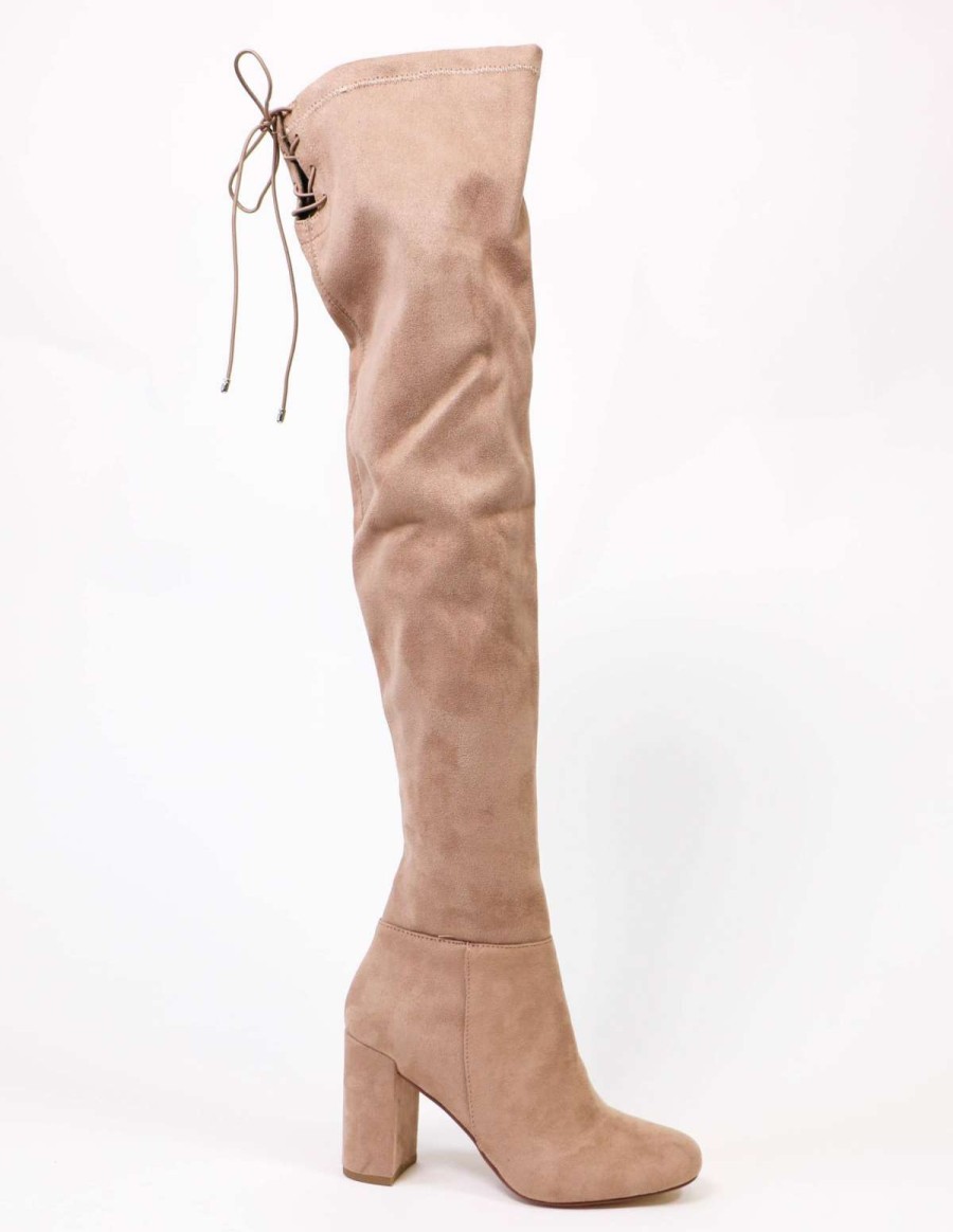 Shoes * | Outlet Chinese Laundry She'S Tall That Boot Taupe