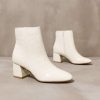 Shoes * | Best Reviews Of Chinese Laundry Croc Block Bootie Cream