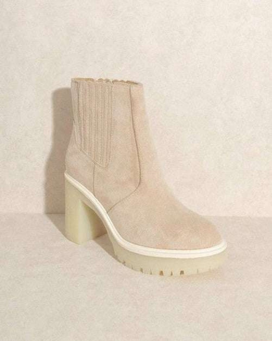 Shoes * | Top 10 Let'S See Style Keep Moving Forward Platform Heel Boots