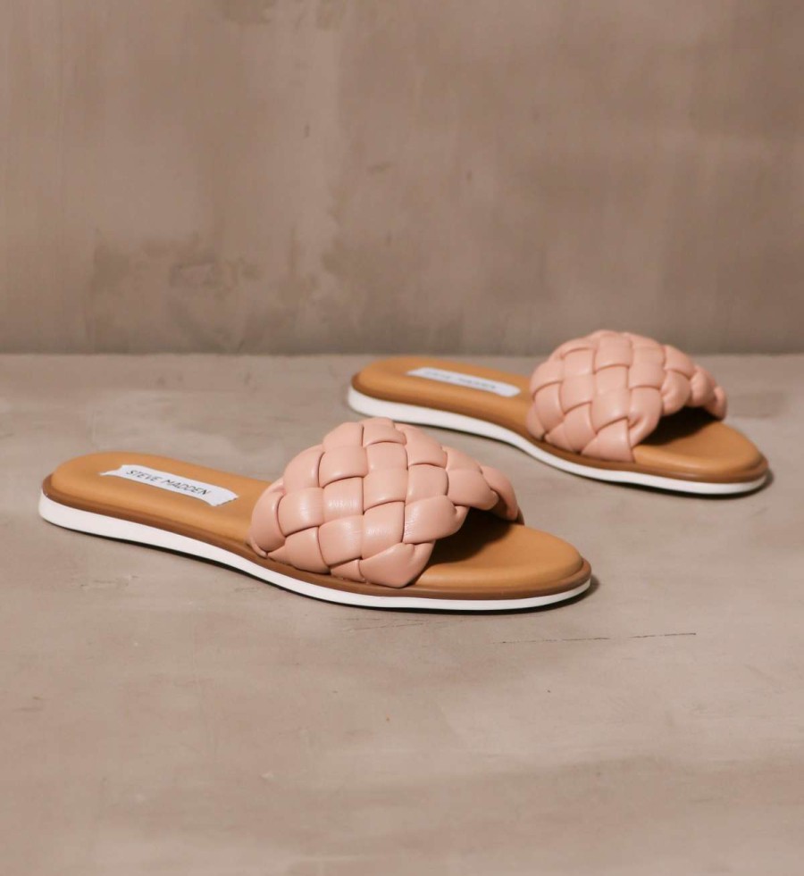 Shoes * | Best Pirce Steve Madden Crush Slide Blush