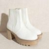 Shoes * | Discount Let'S See Style Never Lose Hope Platform Ankle Boots