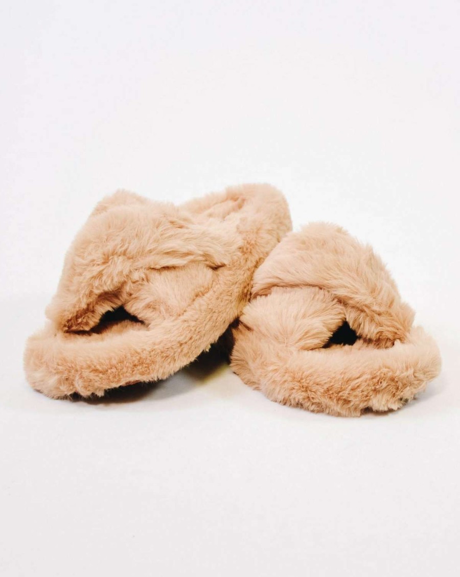 Shoes * | Buy Soda Comfy Fur Days Slipper