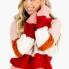 Sweaters * | Coupon Ultimate Offprice Watermelon Sugar Striped Sweater Red