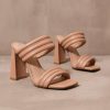 Shoes * | Brand New Steve Madden Quilty Pleasure Heel Nude