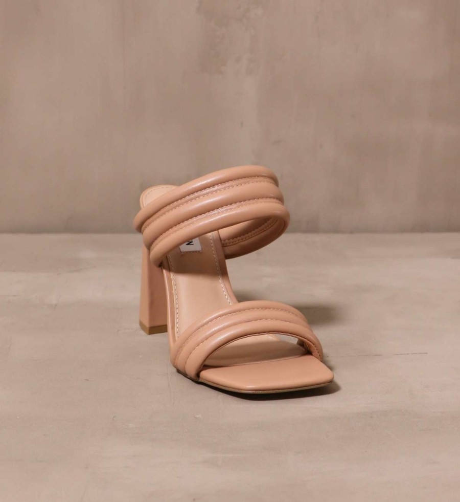 Shoes * | Brand New Steve Madden Quilty Pleasure Heel Nude