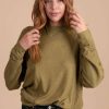 Sweaters * | Top 10 Mono B Cheers To Us Textured Knit Sweater Light Green