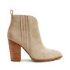 Shoes * | Flash Sale Let'S See Style Be The Light Heeled Ankle Booties Tan