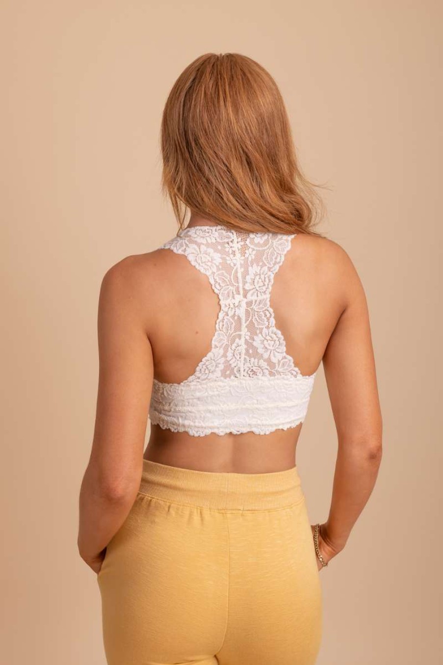 Bralettes * | Best Deal Anemone Reminder Of You Lace Racerback Bralette