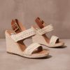 Shoes * | Discount Steve Madden Espadrille You Be Mine? Wedge Raffia