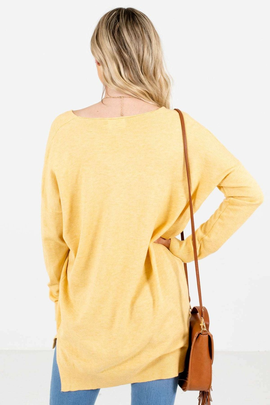 Sweaters * | Coupon Dreamers Choose Kindness Yellow Sweater