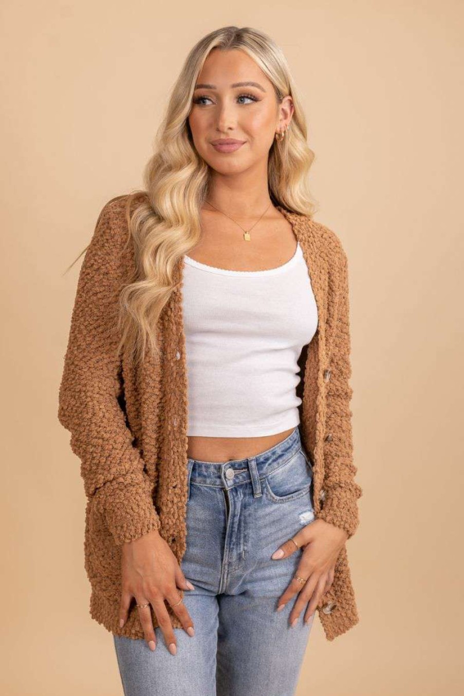 Cardigans * | Best Reviews Of Zenana World Traveler Popcorn Cardigan