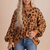 Sweaters * | Deals Hyfve Wild And Free Animal Print Sweater