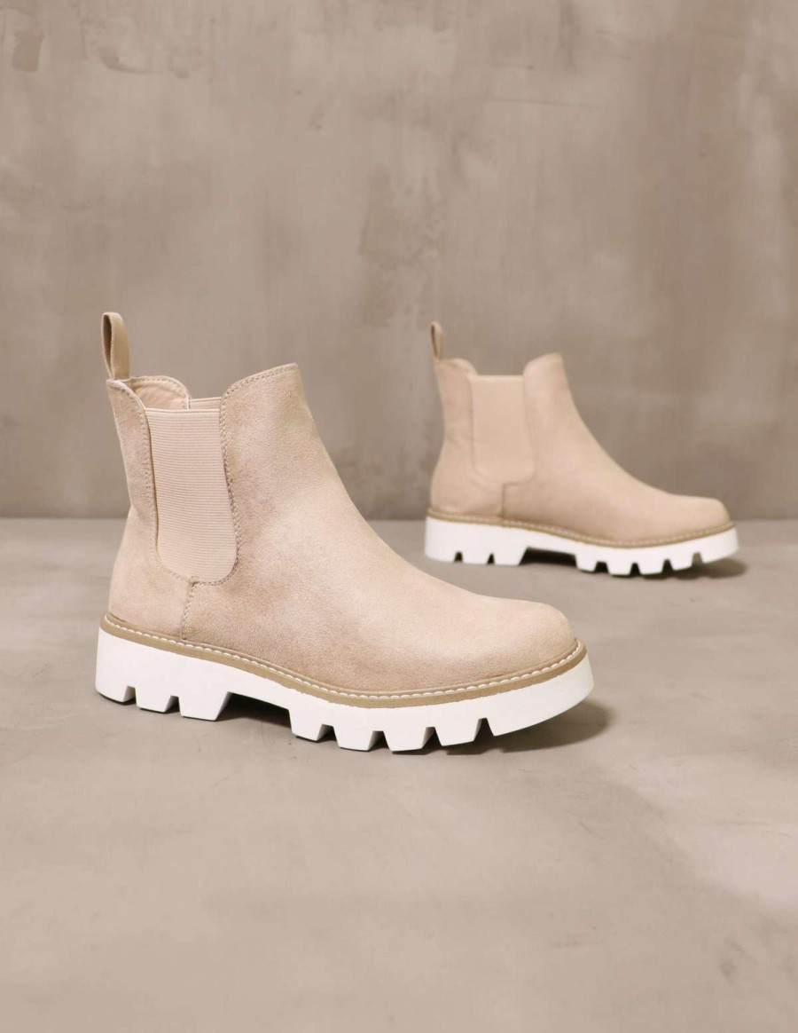 Shoes * | Outlet Chinese Laundry The Feeling Is Neutral Ankle Boot Cream