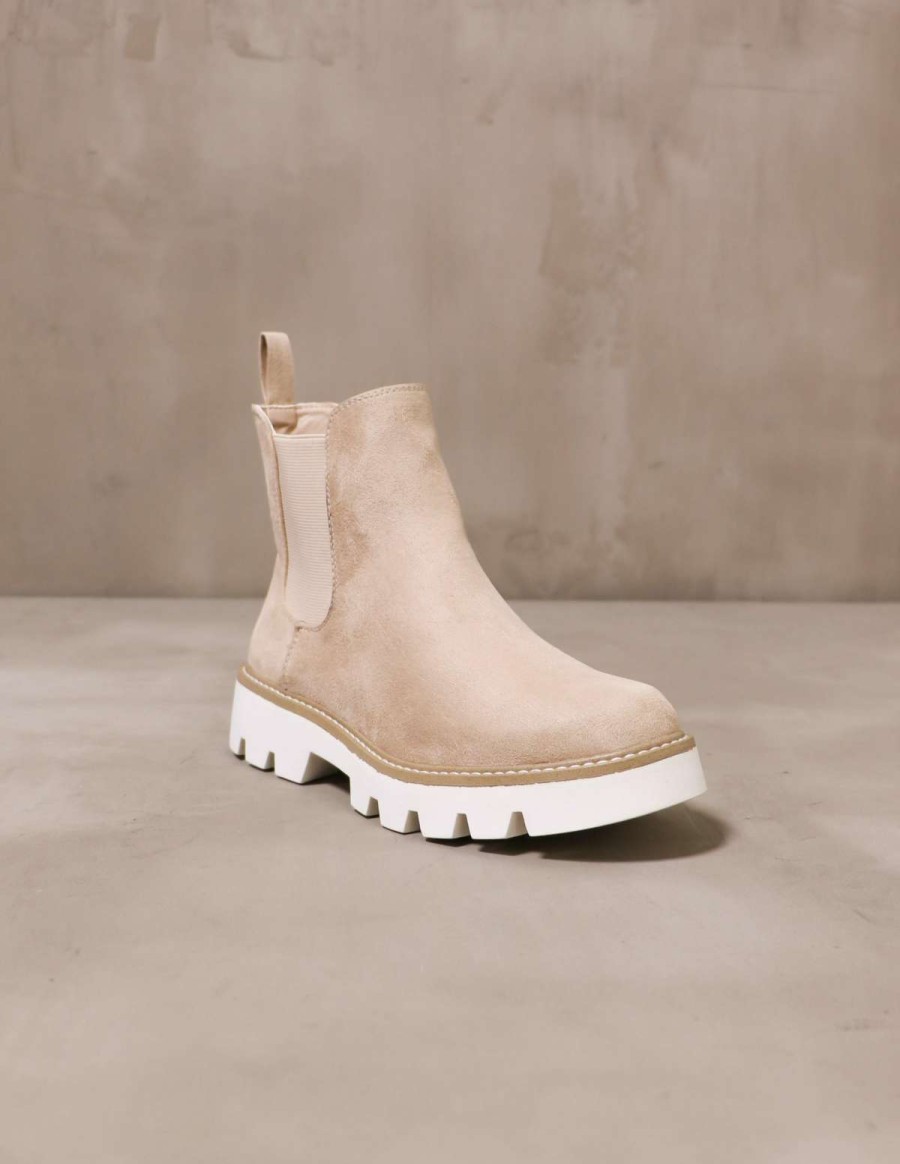 Shoes * | Outlet Chinese Laundry The Feeling Is Neutral Ankle Boot Cream