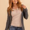 Cardigans * | Brand New Zenana Common Ground Snap Button Cardigan