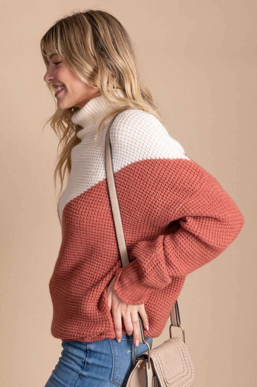 Sweaters * | Top 10 Eesome Berries And Cream Turtleneck Sweater