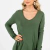 Sweaters * | Best Sale Bella Ella Boutique Enjoy The Moment Olive Sweater