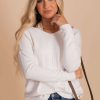 Sweaters * | Cheap Zenana First Frost V-Neck Sweater