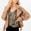 Jackets * | Best Pirce Bella Ella Boutique Make An Entrance Brown Corduroy Jacket