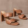 Shoes * | Top 10 42 Gold State Of Luxe Heel Tan