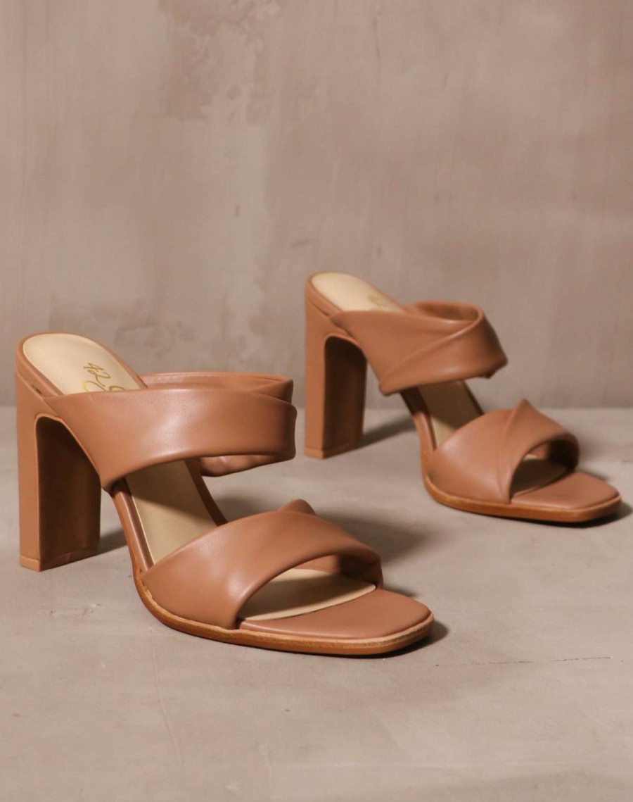 Shoes * | Top 10 42 Gold State Of Luxe Heel Tan