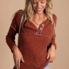 Sweaters * | Top 10 Haptics Scenic Views Marled Knit Sweater