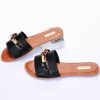 Shoes * | Best Pirce Qupid Step A-Slide Sandal Black