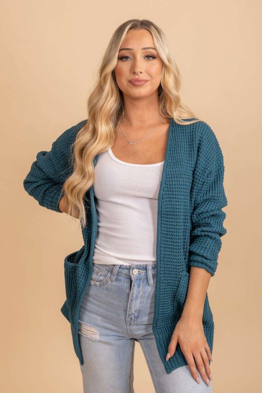 Cardigans * | Discount Zenana It'S A Staple Knit Cardigan