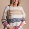 Sweaters * | Cheapest Eesome For The Better Striped Sweater