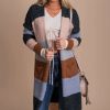 Cardigans * | Wholesale Hyfve Special Moments Striped Cardigan Blue