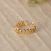 Jewelry * | Best Reviews Of Lilou Chain Open Ring Gold