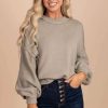 Sweaters * | Flash Sale Blu Pepper Snow In The City Long Sleeve Pullover Sweater